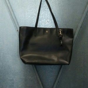Authentic Kate Spade Vintage Black Leather Tote